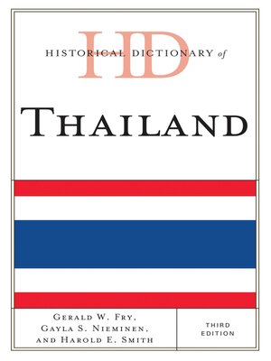 cover image of Historical Dictionary of Thailand